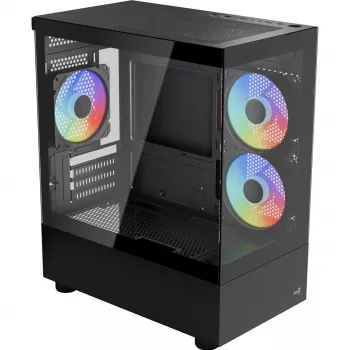 Micro/Mini-ITX computer case AEROCOOL Geh Viewport Mini-G-BK-v4 ARGB black