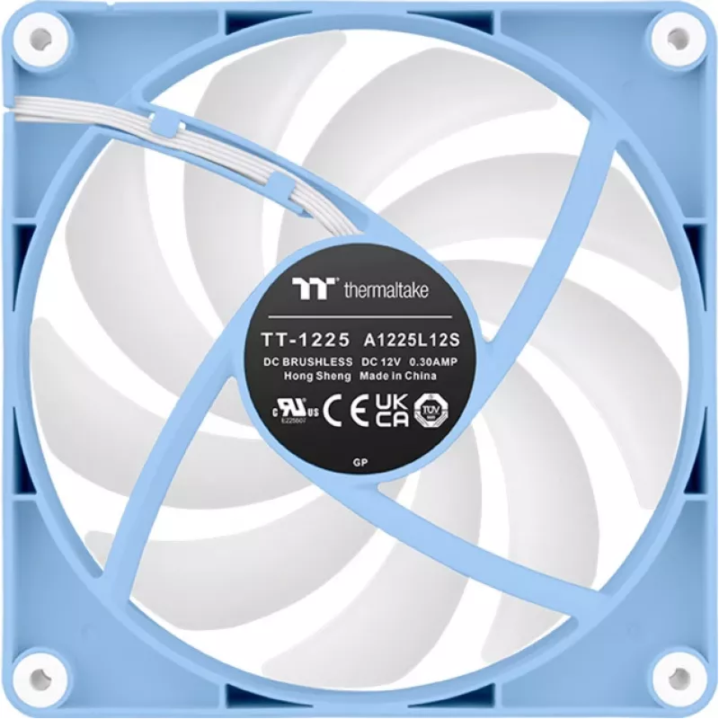 Thermaltake CT120 Reverse ARGB 120mm Case Fans, Hydrangea Blue, 2-Pack