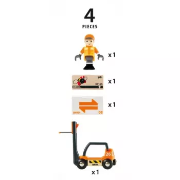 Play vehicle and track accessory Ravensburger BRIO 33573 — 4-piece multicolour set, recommended age from 0.3 years