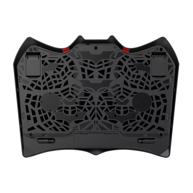 Cooling pad for laptop ESPERANZA EGC102 — 4 fans, USB-powered, 2 height positions, black, 415×305×27 mm