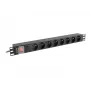 Power Distribution Unit Lanberg PDU-08E-0200-BK