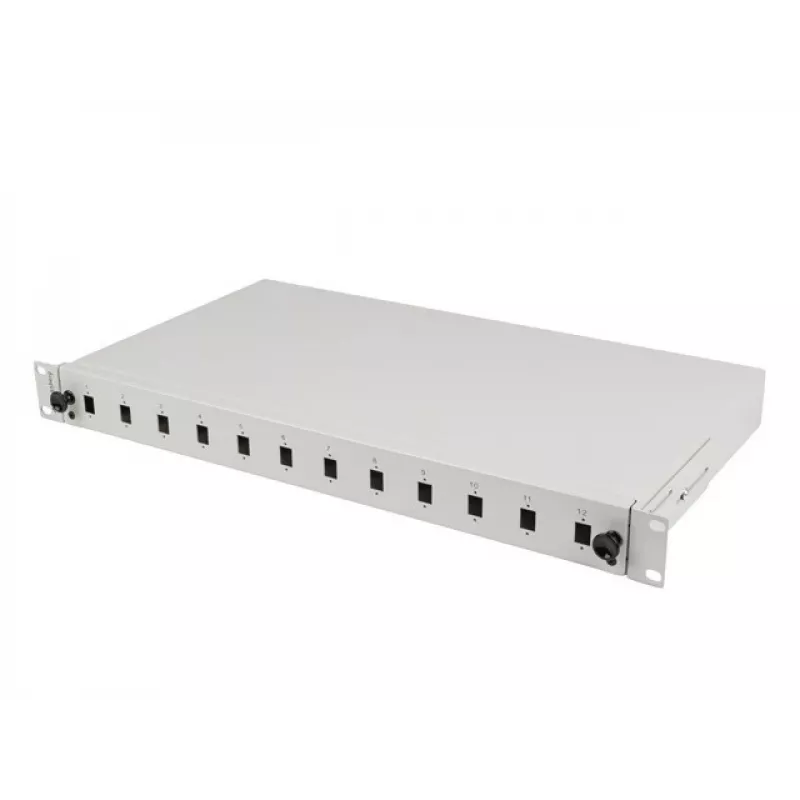 Patch panel Lanberg FOP1-12SS-LDS Grey ABS Steel 19 inch