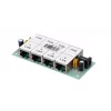 PoE injector Extralink 4-port 4x 100Mb/s RJ45, Fast Ethernet, 48 V, no case