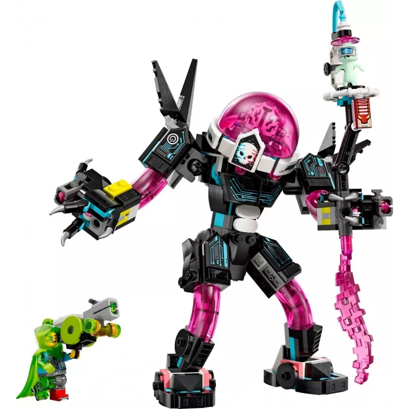 Construction toy LEGO 71495 Mateo vs. Cyberbrain Mech — playset with minifigures and buildable mech