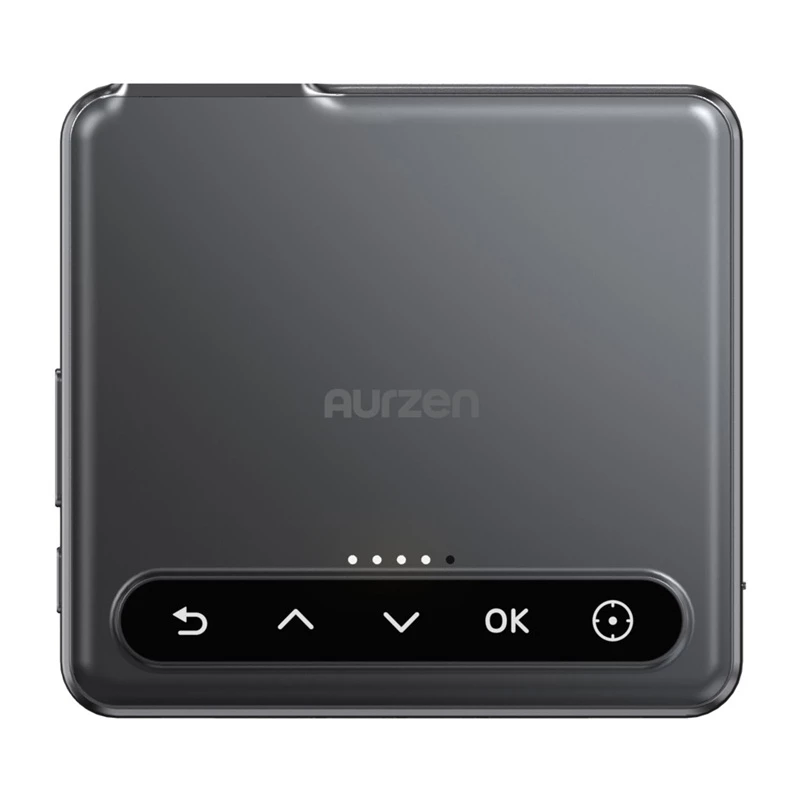 Projector Aurzen AURZEN Zip Projector (Gray) — portable home/business projector