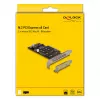 DeLOCK PCI Express x8 Card to 2 x internal NVMe M.2 Key M Bifurcation Low Profile