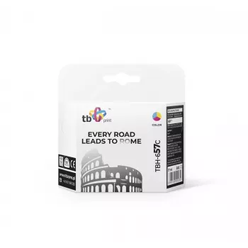 Ink TBH-657C (HP No. 57 - C6657A) Color remanufactured