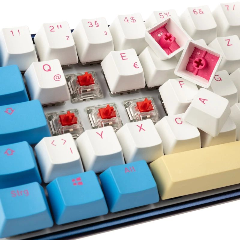 Mechanical keyboard Ducky Mecha SF Limited Dawn Edition — 65% layout, RGB LED, Cherry MX Red switches