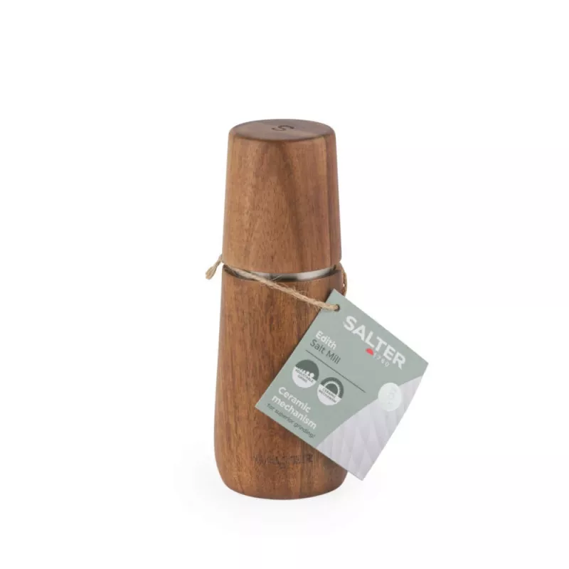 Salt mill Salter BW13049AEU7, acacia wood body, adjustable coarseness