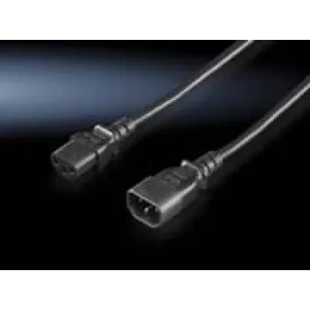 Power Cable Rittal DK 7200.215 Black 1.8 m C14 C13