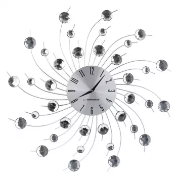 Mechanical wall clock ESPERANZA EHC004, metal frame, Ø50 cm, 2.5 cm thickness, battery AA 1.5V (1)
