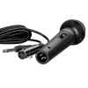 Microphone SVEN MK-110 (wired, dynamic, metal, cable 4.0m, 6.3 / 3.5 mm jack, black)