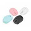 Wireless ambidextrous mouse NATEC STORK — Bluetooth + USB Type-A, 1600 DPI, 3 buttons, light blue