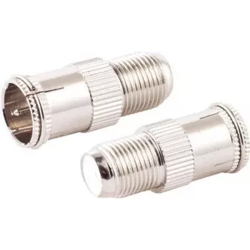 F-Quick connector to F-socket adapter set ShiverPeaks 85320-EC-SET2 (coaxial connection accessory)