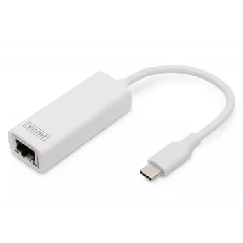Digitus DN-3024 USB 3.0 Adapter 20 cm 1x USB-C to 1x RJ45 Shielded