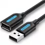 USB 2.0 male-to-female extension cable Vention CBIBG 1.5 m — black