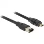 FireWire cable DeLOCK 82578 3m 4-p 6-p Male/Male