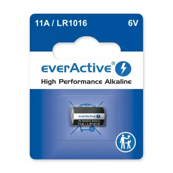 Battery for car remote control everActive 11A LR1016 MN11 6V alkaline, button 10.3×16 mm, 1 pc