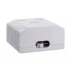 LANBERG Outlet Box RJ-45 Cat6 OU6-0002-W white, 2 sockets, 30×54×57 mm