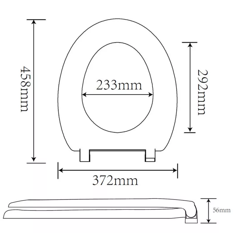 Toilet seat Beldray LA030252UFFEU7 — antibacterial, easy-clean design