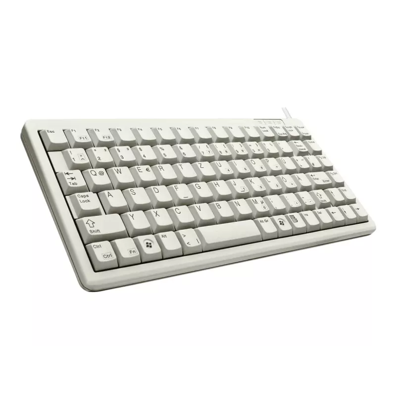 Cherry G84-4100 compact keyboard, pale grey, USB/PS/2