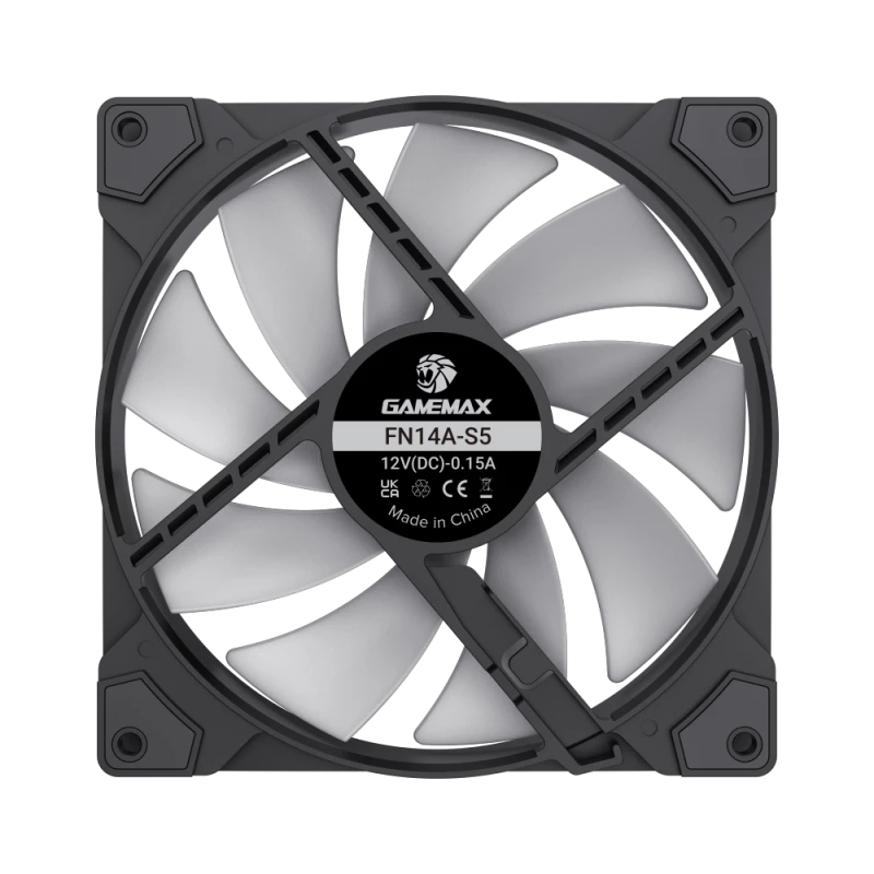 Gamemax | Case fan | FN14A-S5 | Black