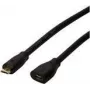 Logilink - USB-Extension Cable - Micro-USB Type B (M) to Micro-USB Type B (W) - USB 2.0 - 3 m - Black (CU0124)