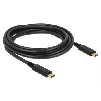 USB Cable DeLOCK 83325 USB 2.0 3m USB C Black