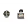 Network Cable DeLOCK M12 Cable X-coded 8 pin male to RJ45 male PUR (TPU) 1 m