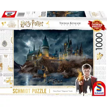 Thomas Kinkade Studios Wizarding World Harry Potter - Hogwarts Castle, Puzzle 1000 Pieces