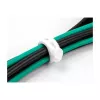 Releasable cable tie DeLOCK Soft Tie 10 pieces black white