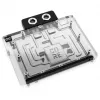 Backplate Alphacool 10260 Aluminium Chrome Copper Black 154mm