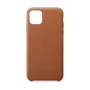 Apple - Case for mobile phone - leather, bearbeitetes Aluminium - Saddle Brown - for iPhone 11 Pro Max (MX0D2ZM/A)