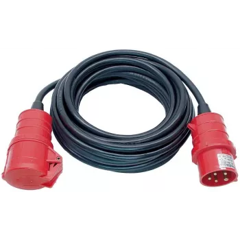 Brennenstuhl H07RN-F 5G1,5 - Power Extension Cable - IEC 60309 16A (W) to IEC 60309 16A (M) - AC 400 V - 10 m - Black