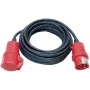 Brennenstuhl H07RN-F 5G1,5 - Power Extension Cable - IEC 60309 16A (W) to IEC 60309 16A (M) - AC 400 V - 10 m - Black