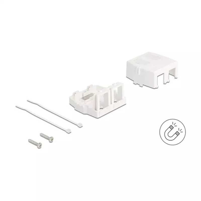 Snap-in frame DeLOCK 85843 Plastic White 545x573x324 mm