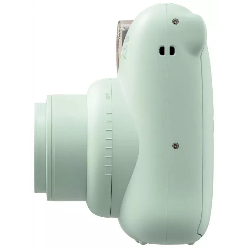 Instant camera Fujifilm Instax Mini 12 Green — picture 86x54 mm, film 62x46 mm, 60 mm equiv. focal length