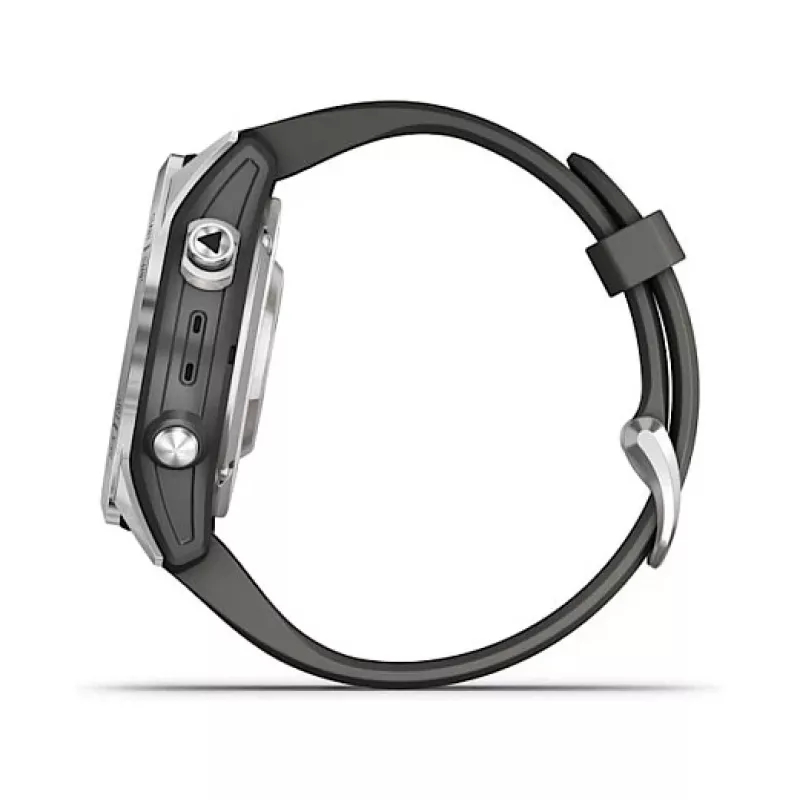 Garmin fēnix 7S Pro 3.05 cm (1.2) MIP 42 mm Digital 240 x 240 pixels Touchscreen Silver Wi-Fi GPS (satellite)
