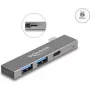 DeLOCK 3 Port Slim USB Hub DeLOCK USB Type-C 5 Gbps 2 x Type-A