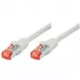 Tecline exertis Connect - Patch-Cable - RJ-45 (M) to RJ-45 (M) - 7.5 m - SSTP-Cable - CAT 6 - Halogen-Free - Grey (71507)