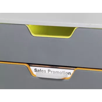 Drawer Unit Durable VARICOLOR Grey Plastic 4 Drawers