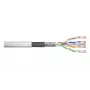 Network Cable Digitus CAT 6 SF/UTP twisted pair patch cord raw 305m Grey