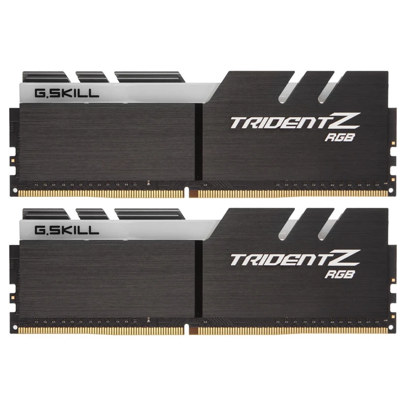 DIMM 32 GB DDR4-3200 (2x 16 GB) Dual-Kit, Arbeitsspeicher schwarz, F4-3200C16D-32GTZR, Trident Z RGB, INTEL XMP