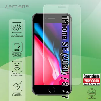 Screen protector 4smarts 456348 Apple iPhone SE (2020) / 8 / 7