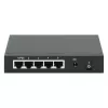 Gigabit 5xPoE Passthrough Switch powered by PoE or AC, 68W