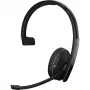 EPOS 1000896 Over-ear Headset Bluetooth Mono Black Noise Cancellin