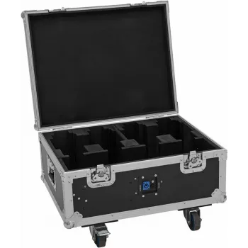 Flightcase Roadinger 31005247 for 4× AKKU MBT-3 with wheels and integrated charging function
