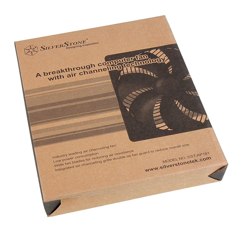 SilverStone SST-AP181 180mm Case Fan - Black