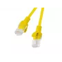 PATCHCORD Cat.5E UTP 2M Yellow FLUKE PASSED LANBERG 10-PACK
