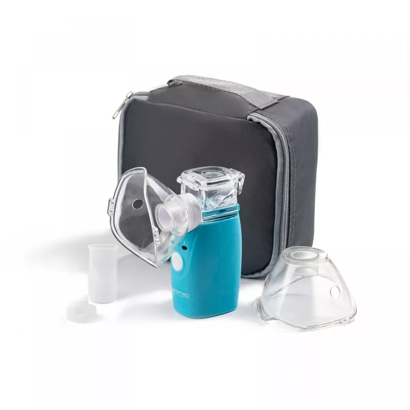 Steam inhaler HI-TECH MEDICAL ORO-MESH Battery powered Blue White
